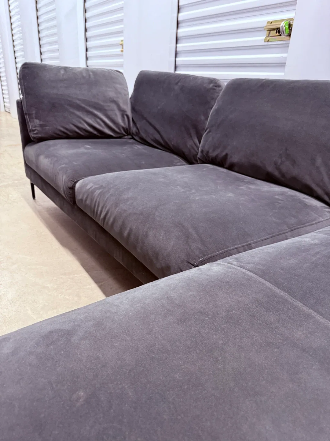 Modular Couch Sofa by Castlery Gray Great Condition image indicator(6)