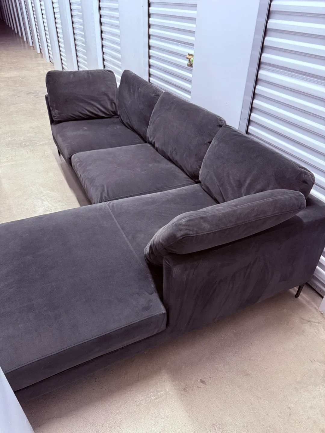 Modular Couch Sofa by Castlery Gray Great Condition image indicator(4)