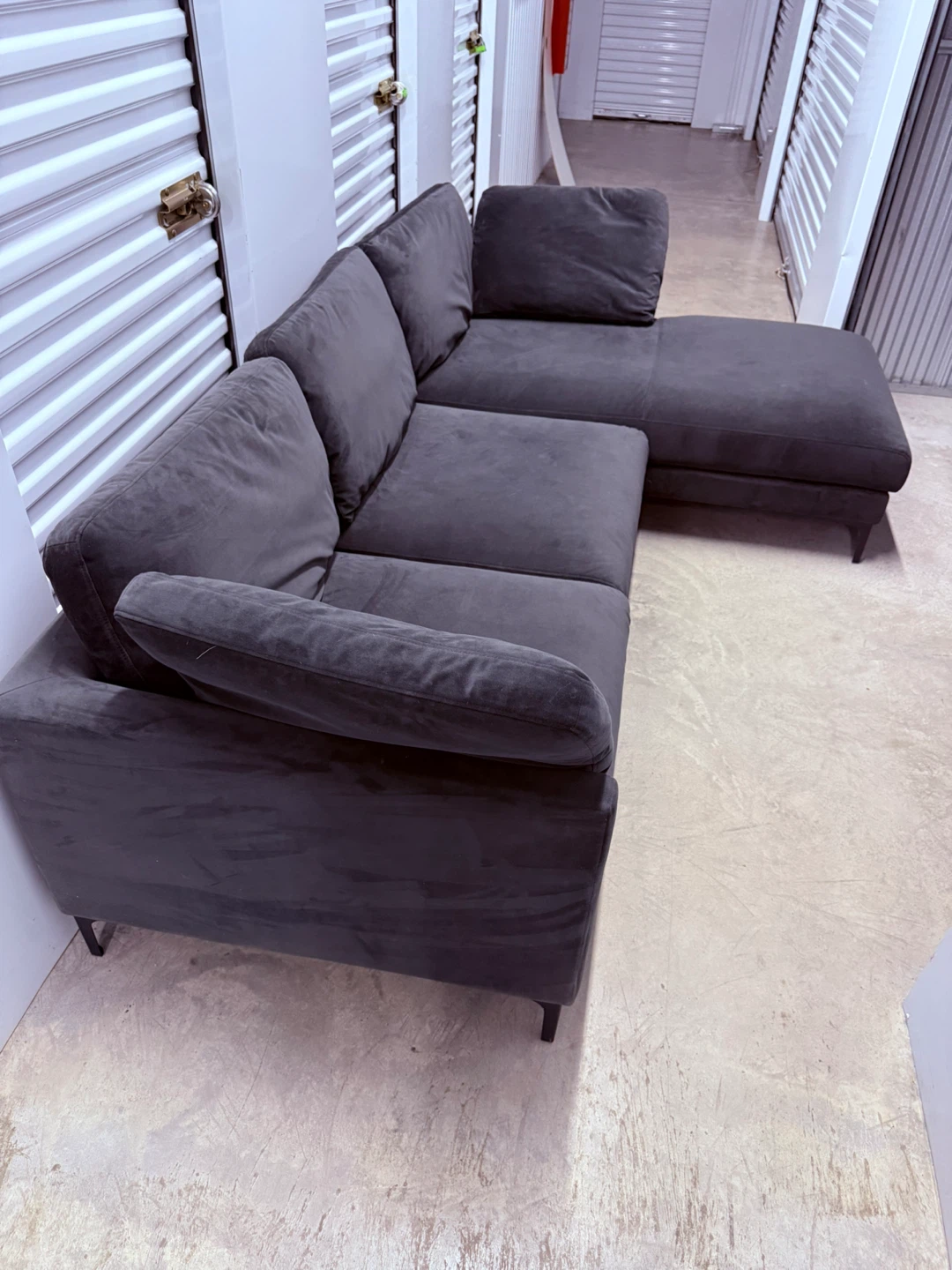 Modular Couch Sofa by Castlery Gray Great Condition - photo 5