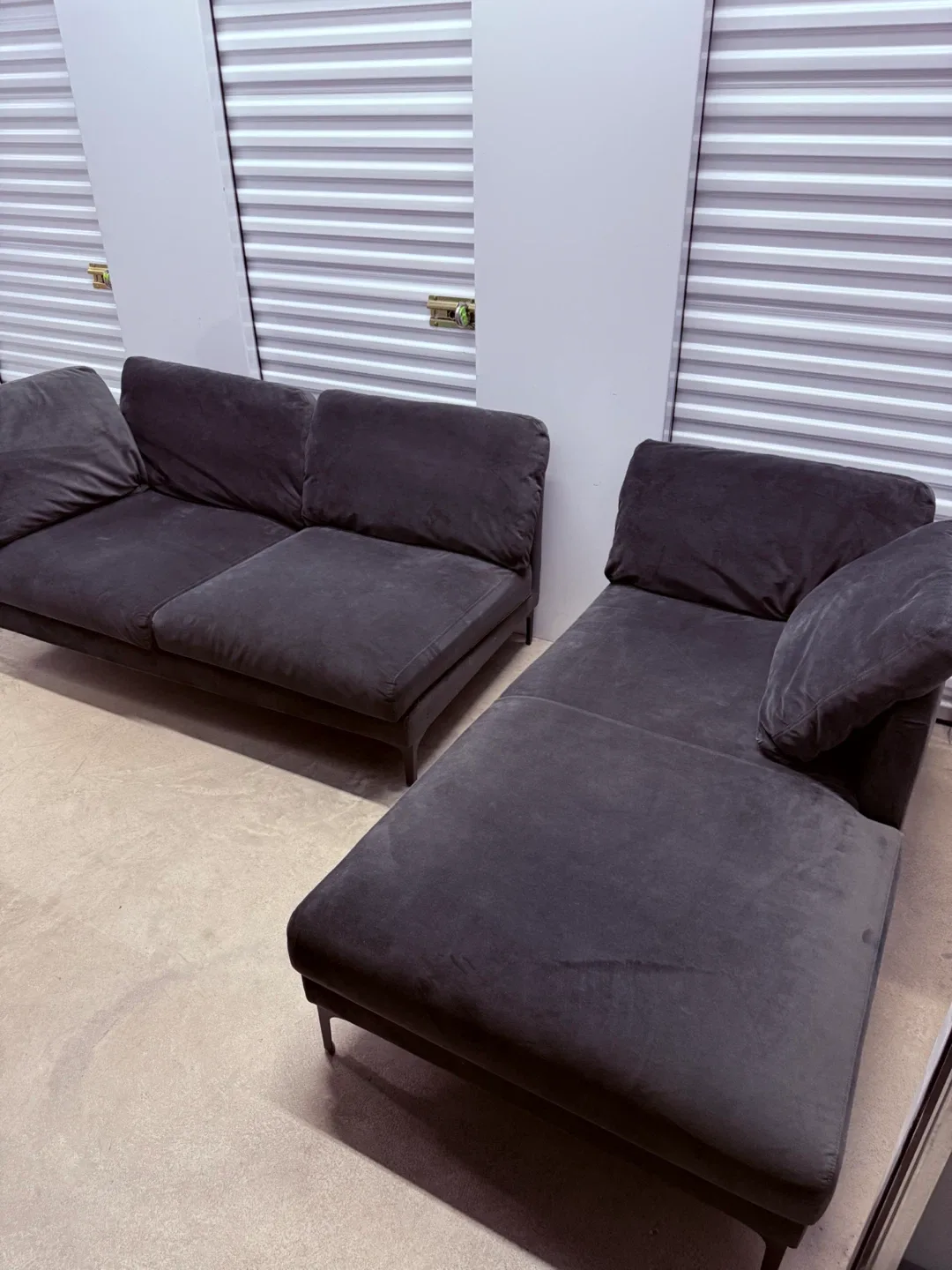 Modular Couch Sofa by Castlery Gray Great Condition image indicator(7)
