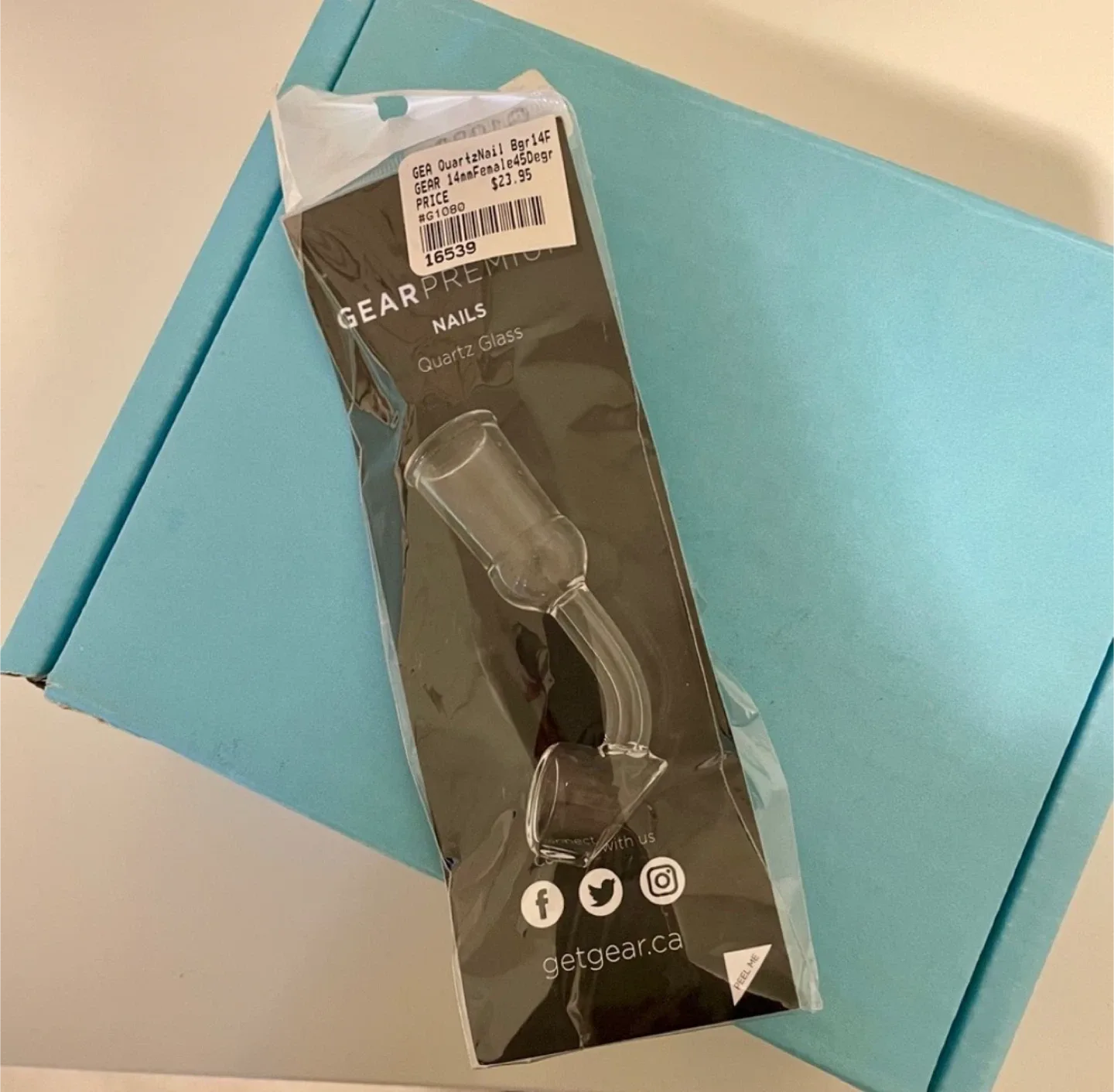 GEAR Quartz Nail Domeless Banger 14mm Female 45-degree G1080 image indicator(6)