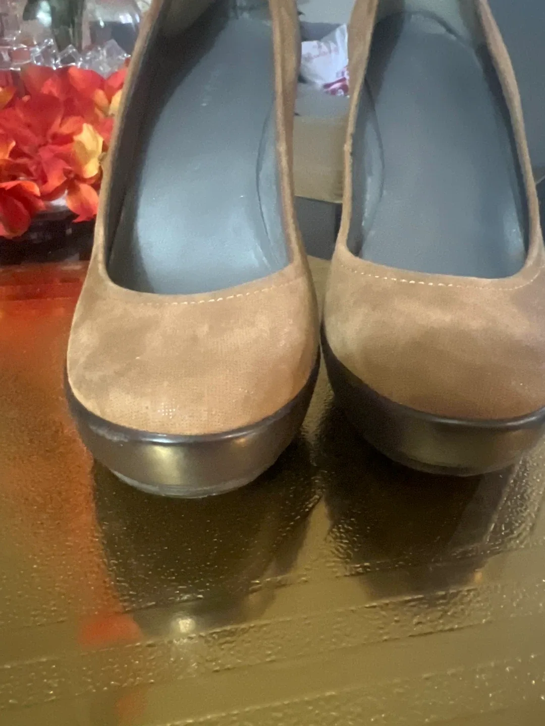 Calvin Klein Brown Wedge Heels image indicator(3)