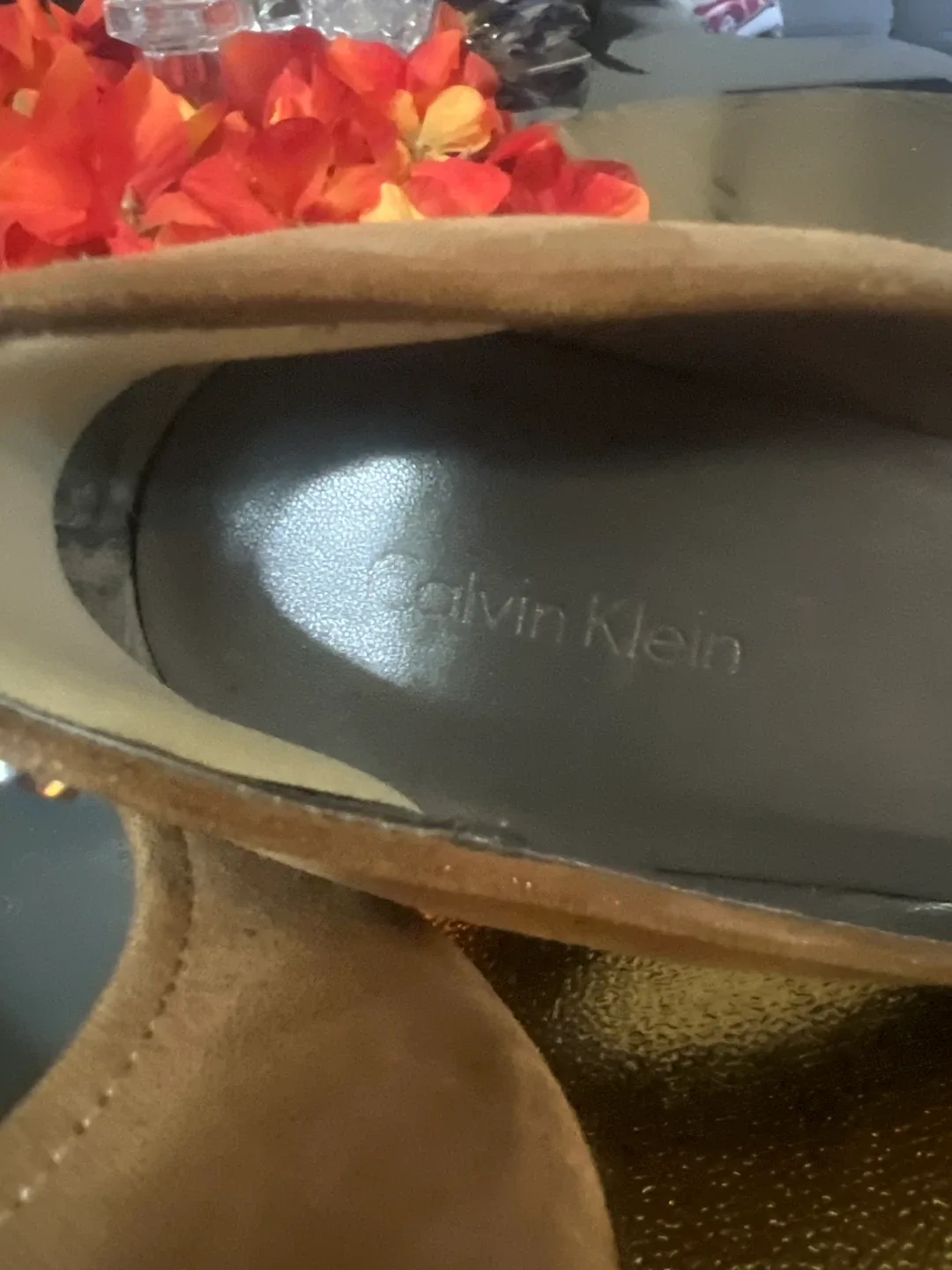Calvin Klein Brown Wedge Heels image indicator(2)