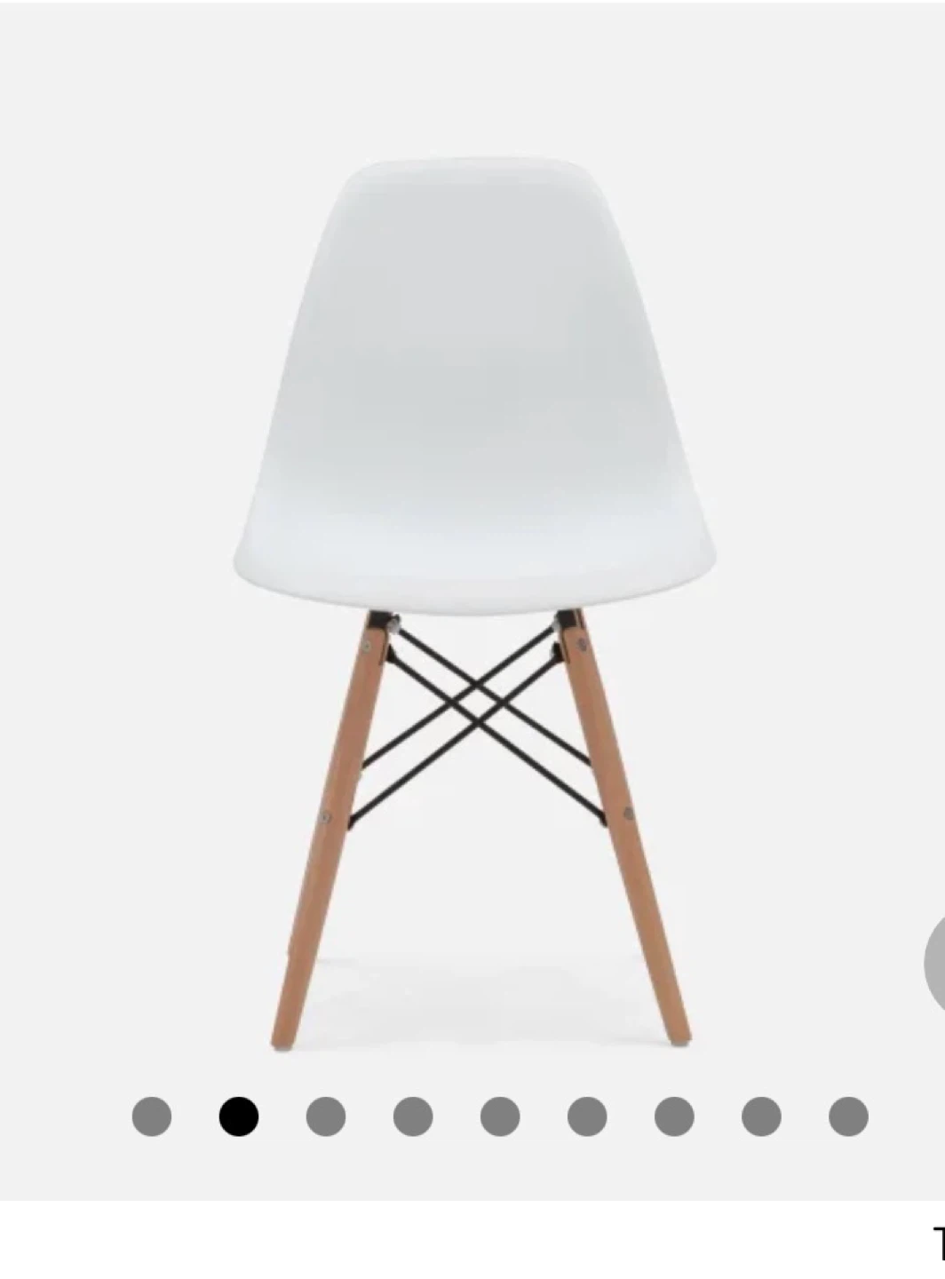 Structube Eiffel Round Dining Table - White - photo 4