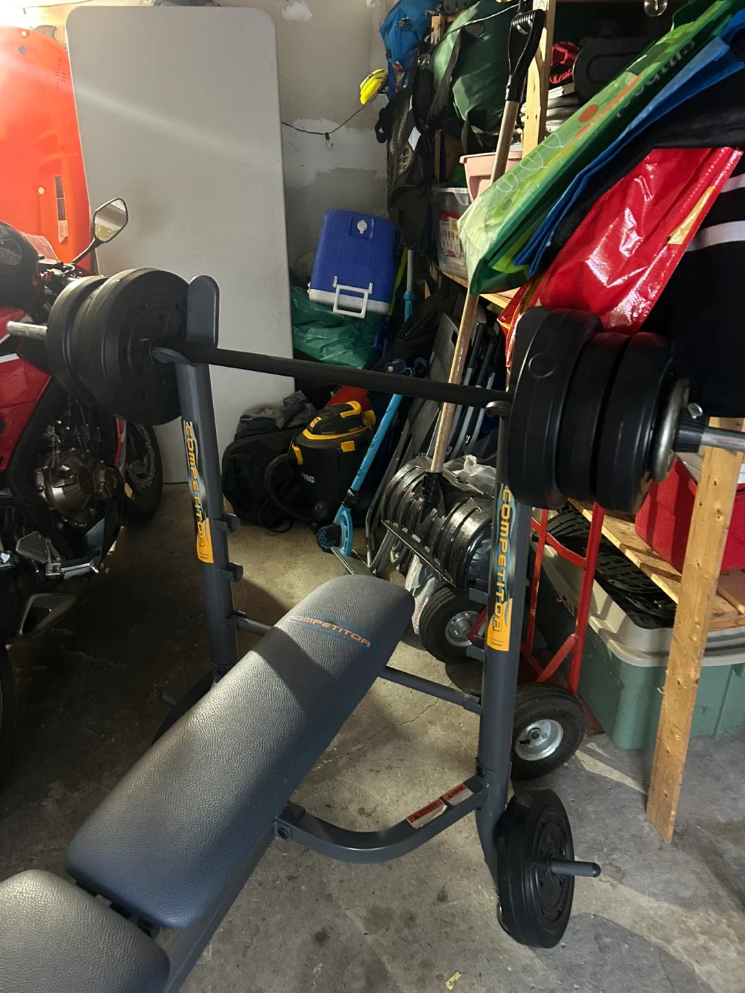 Competitor Weight Bench with Weights image indicator(4)