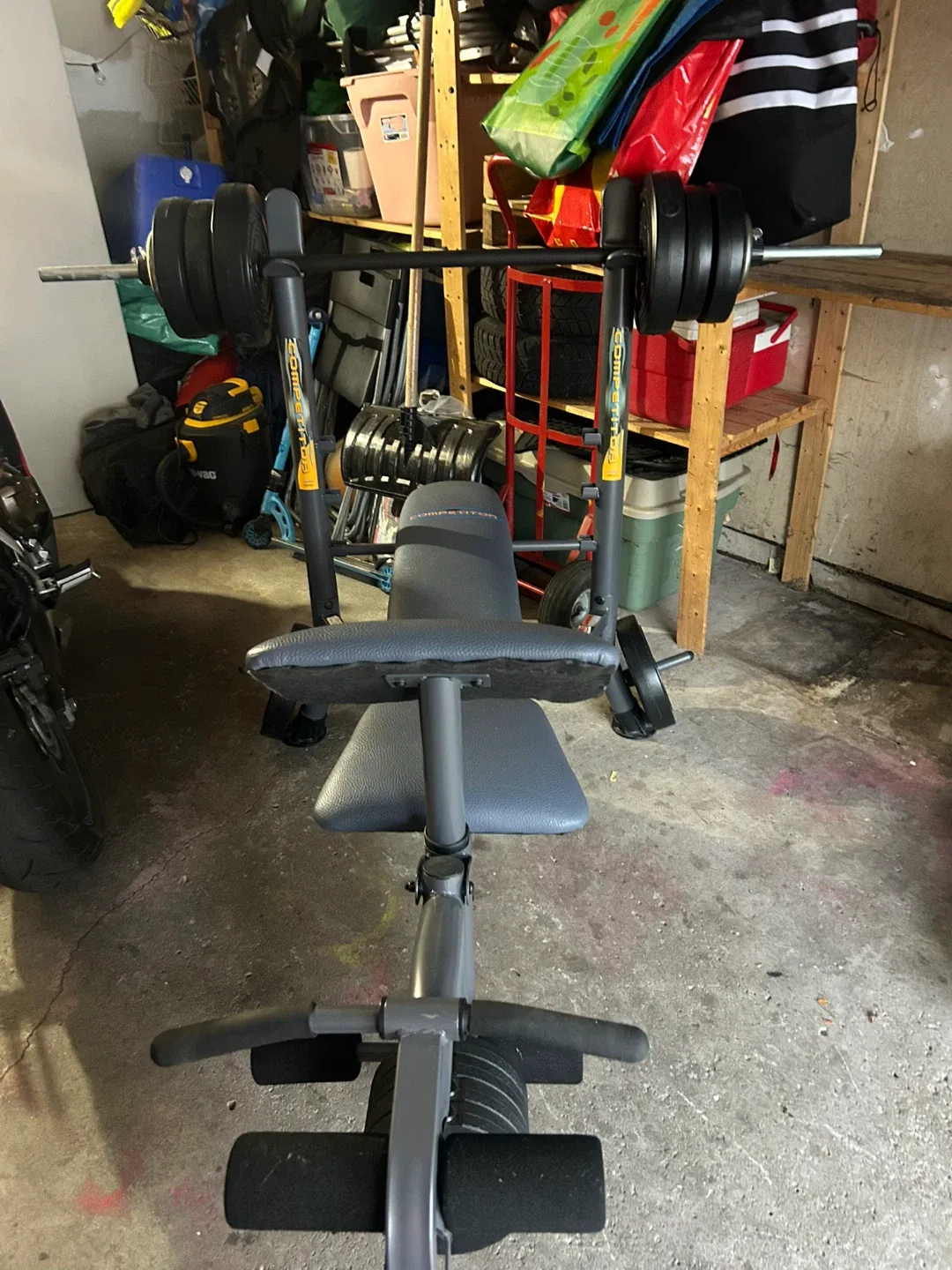 Competitor Weight Bench with Weights image indicator(5)