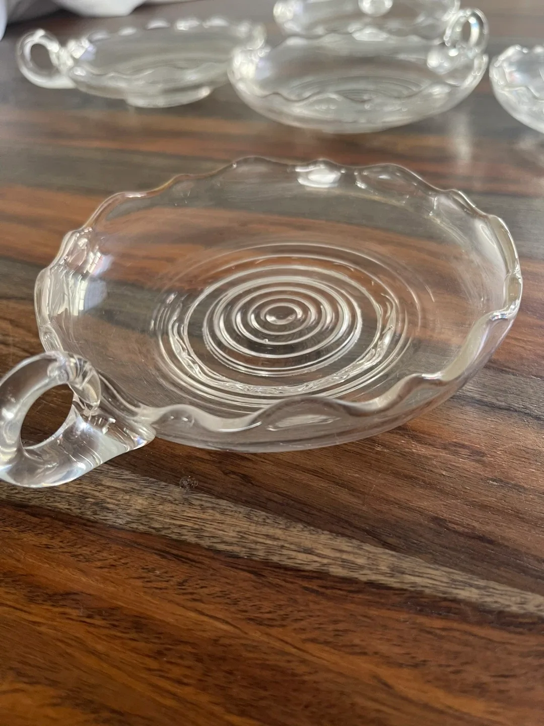 Glass Saucers with Handles - Set of 5 image indicator(3)