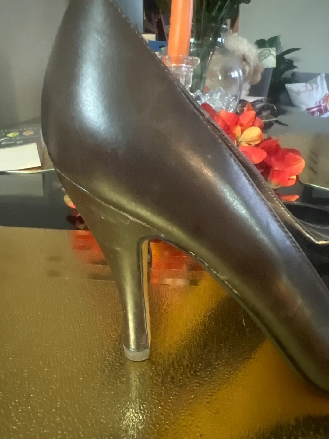 Steve Madden Brown Leather Heels image indicator(3)