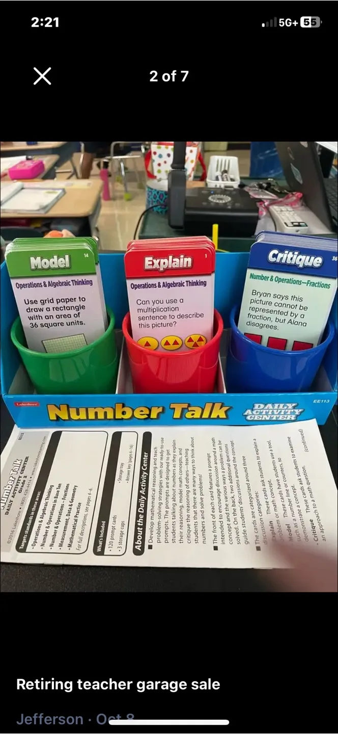 Teacher Garage Sale image indicator(5)