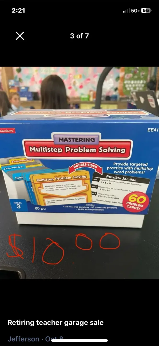 Teacher Garage Sale image indicator(6)