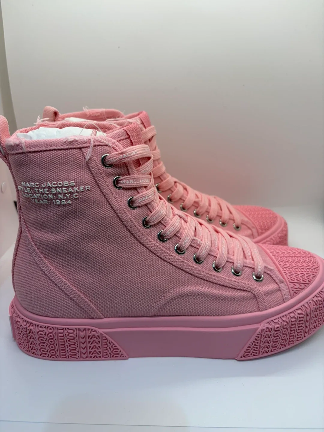 Marc Jacobs The Sneaker High-Top Pink image indicator(3)