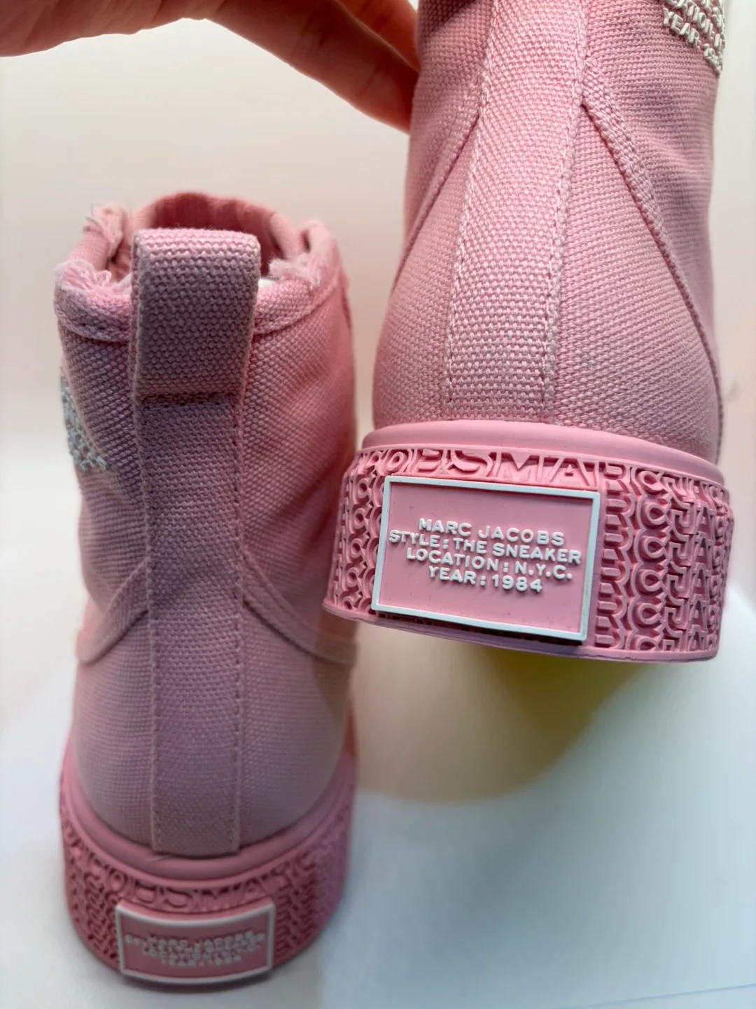 Marc Jacobs The Sneaker High-Top Pink image indicator(4)