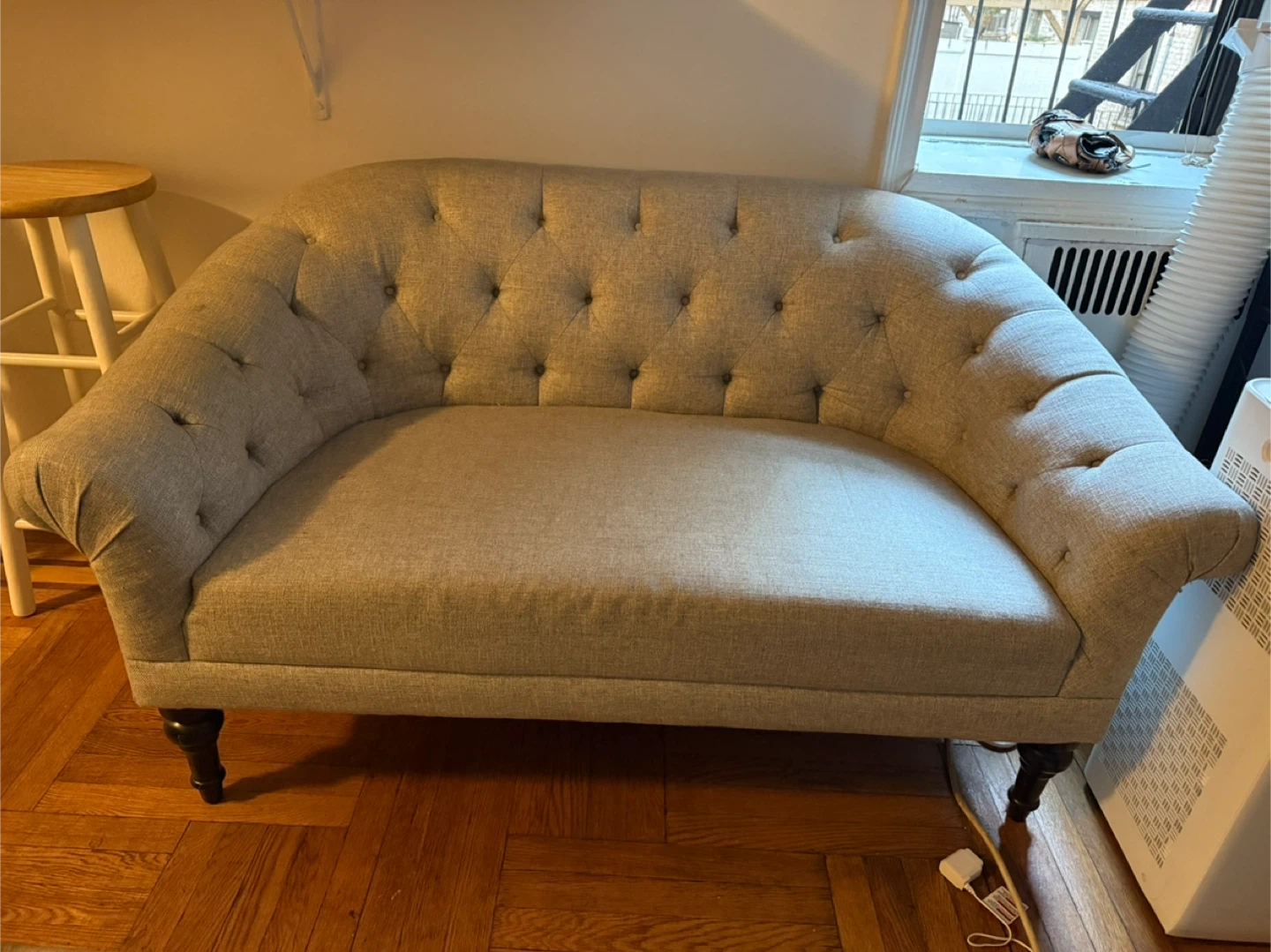Pottery Barn - Tufted Loveseat Sofa