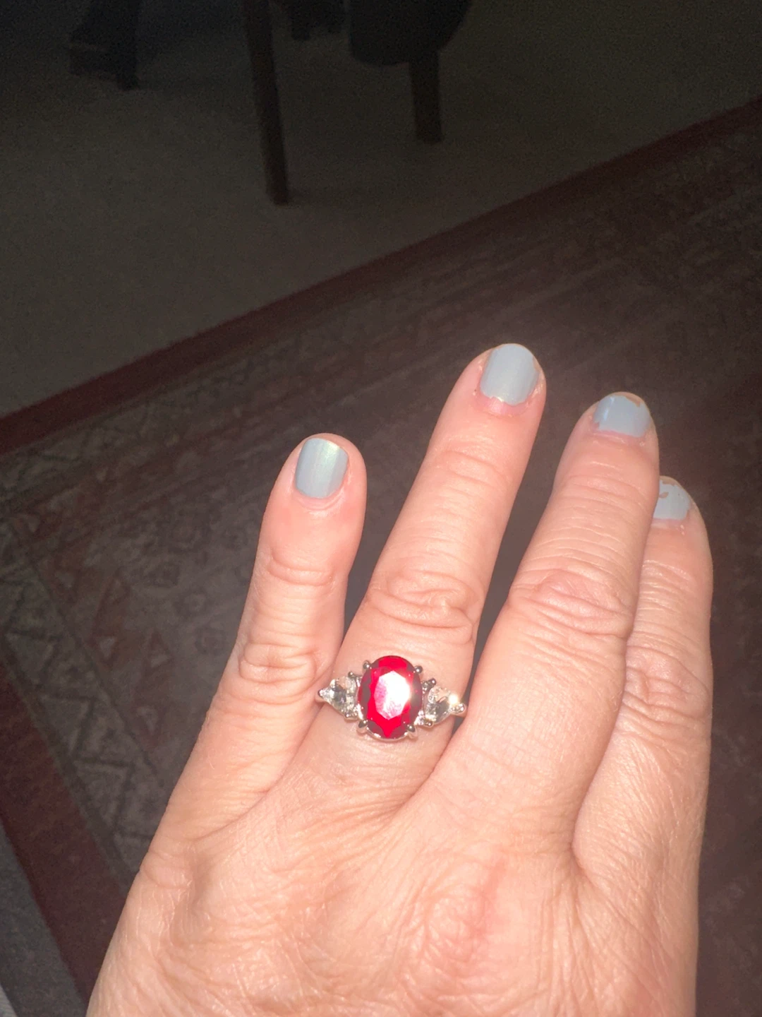 Red Ruby Fashion Ring