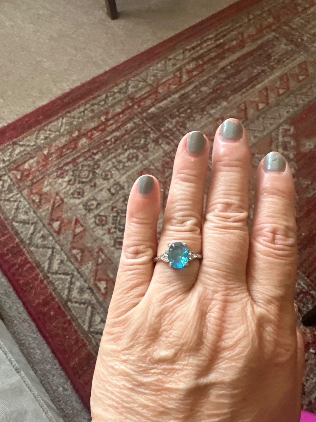 Blue Gemstone Ring