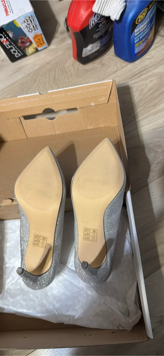 Call It Spring Pewter Heels - Size 8.5 image indicator(3)