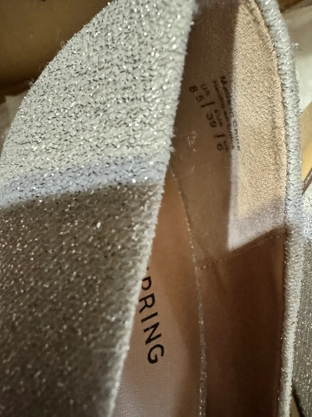 Call It Spring Pewter Heels - Size 8.5 image indicator(2)