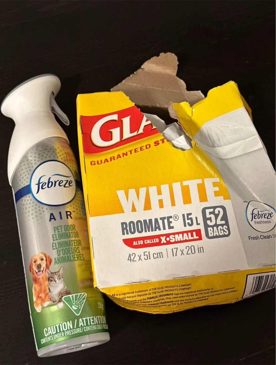 Febreze Air Pet Odor Eliminator & Glad Roommate Bags thumbnail