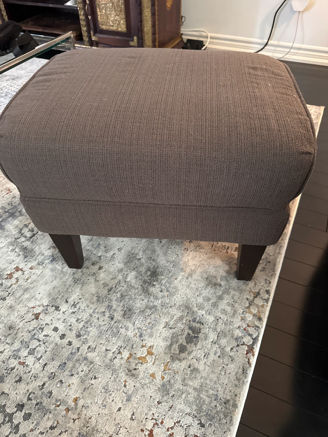 Brown Ottoman / Footstool