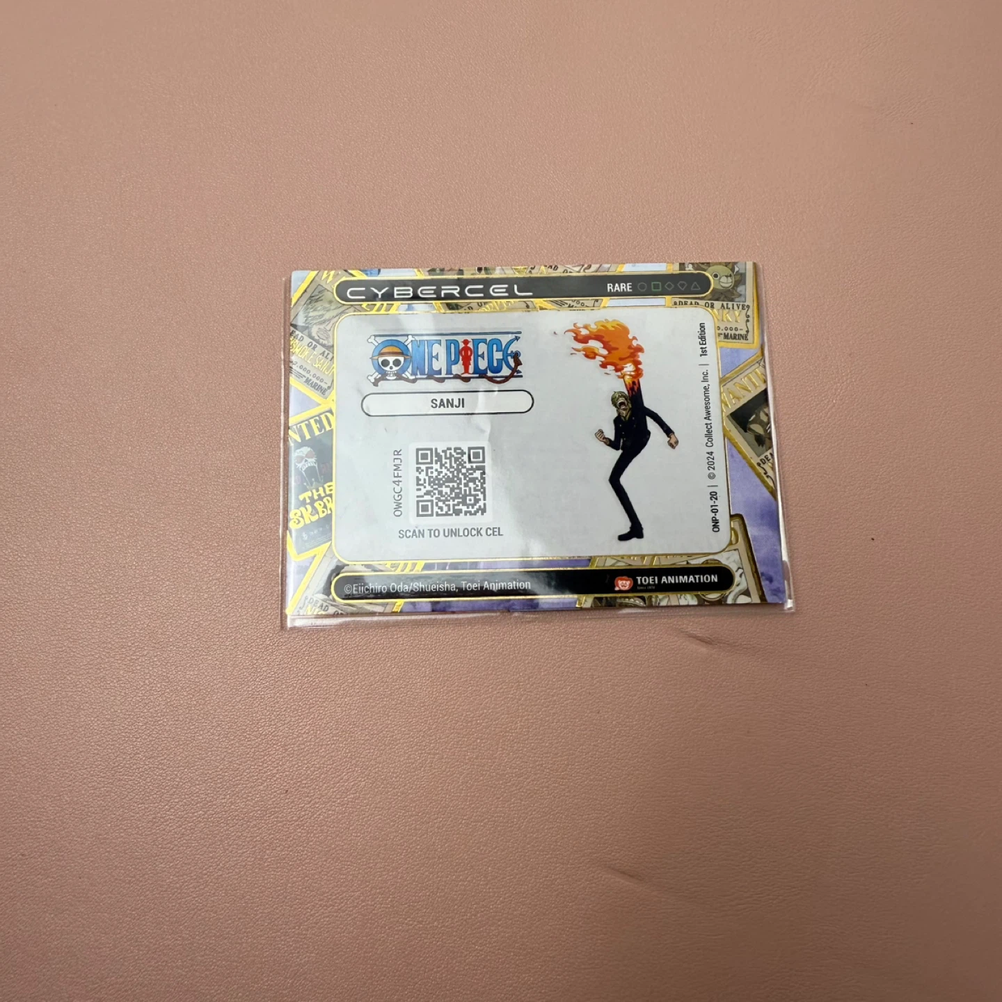 One Piece Sanji Cybercel Trading Card Rare - photo 2