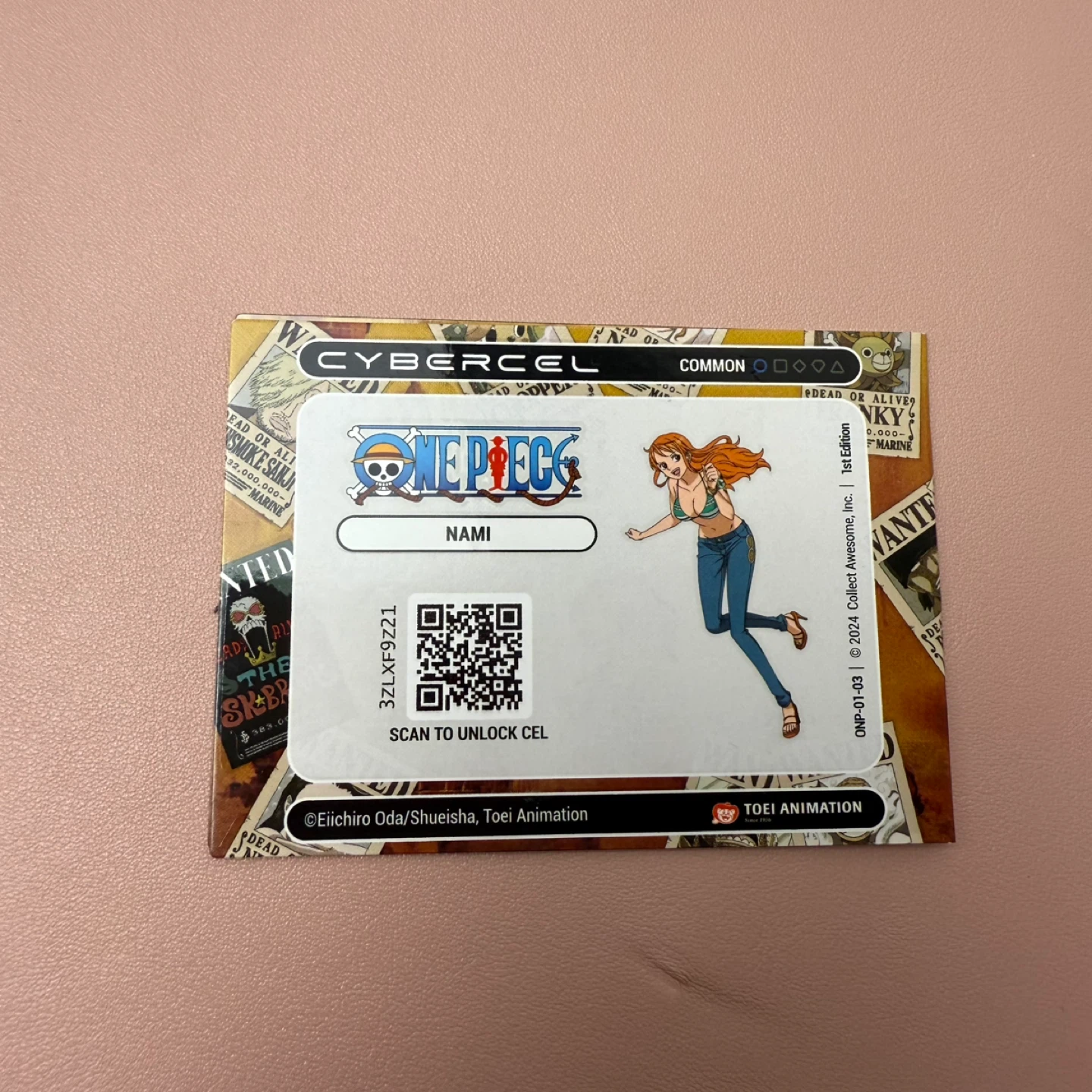 One Piece Nami Cybercel Card - photo 2