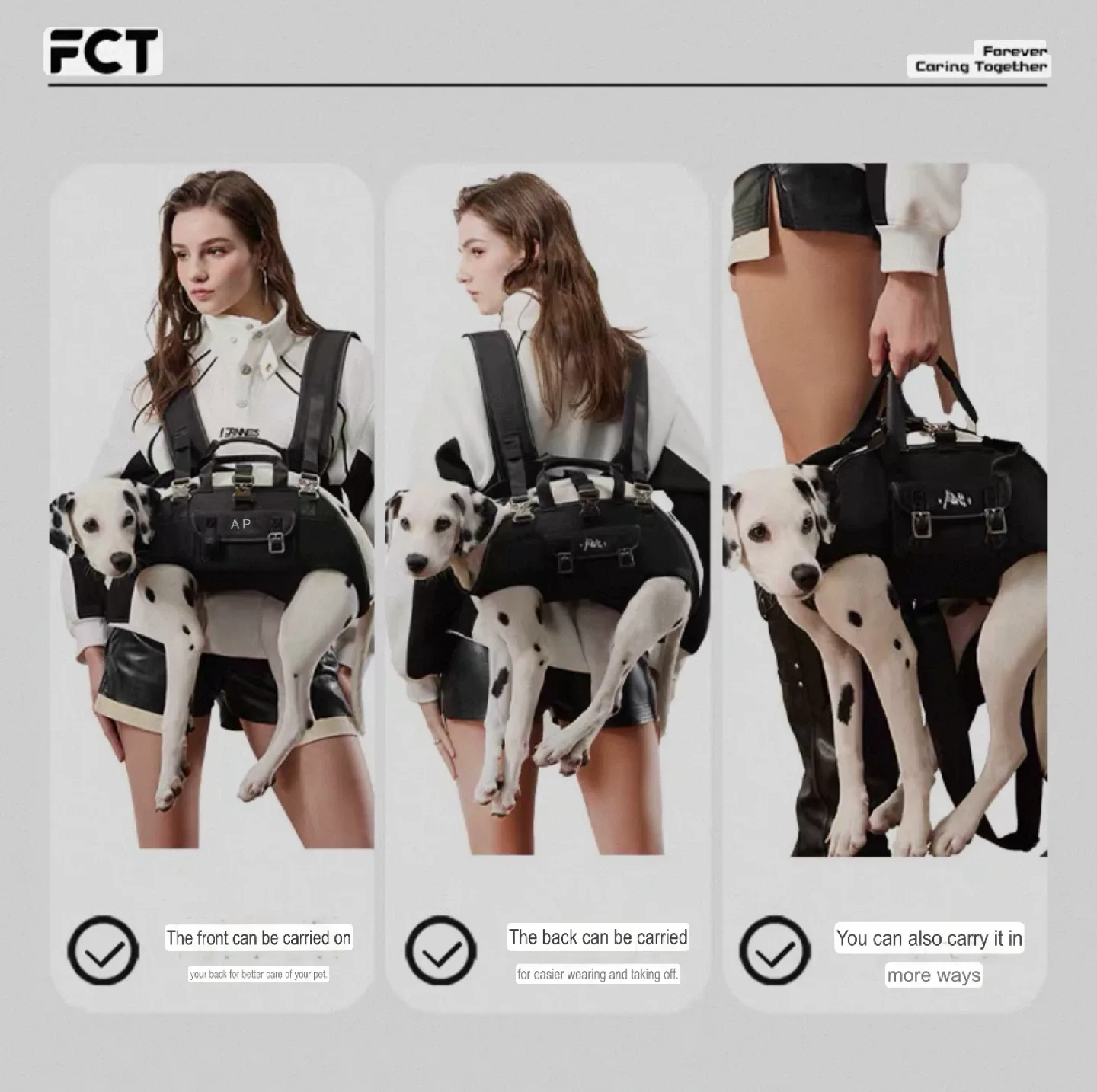 FCT Dog Carrier Backpack - Black image indicator(5)