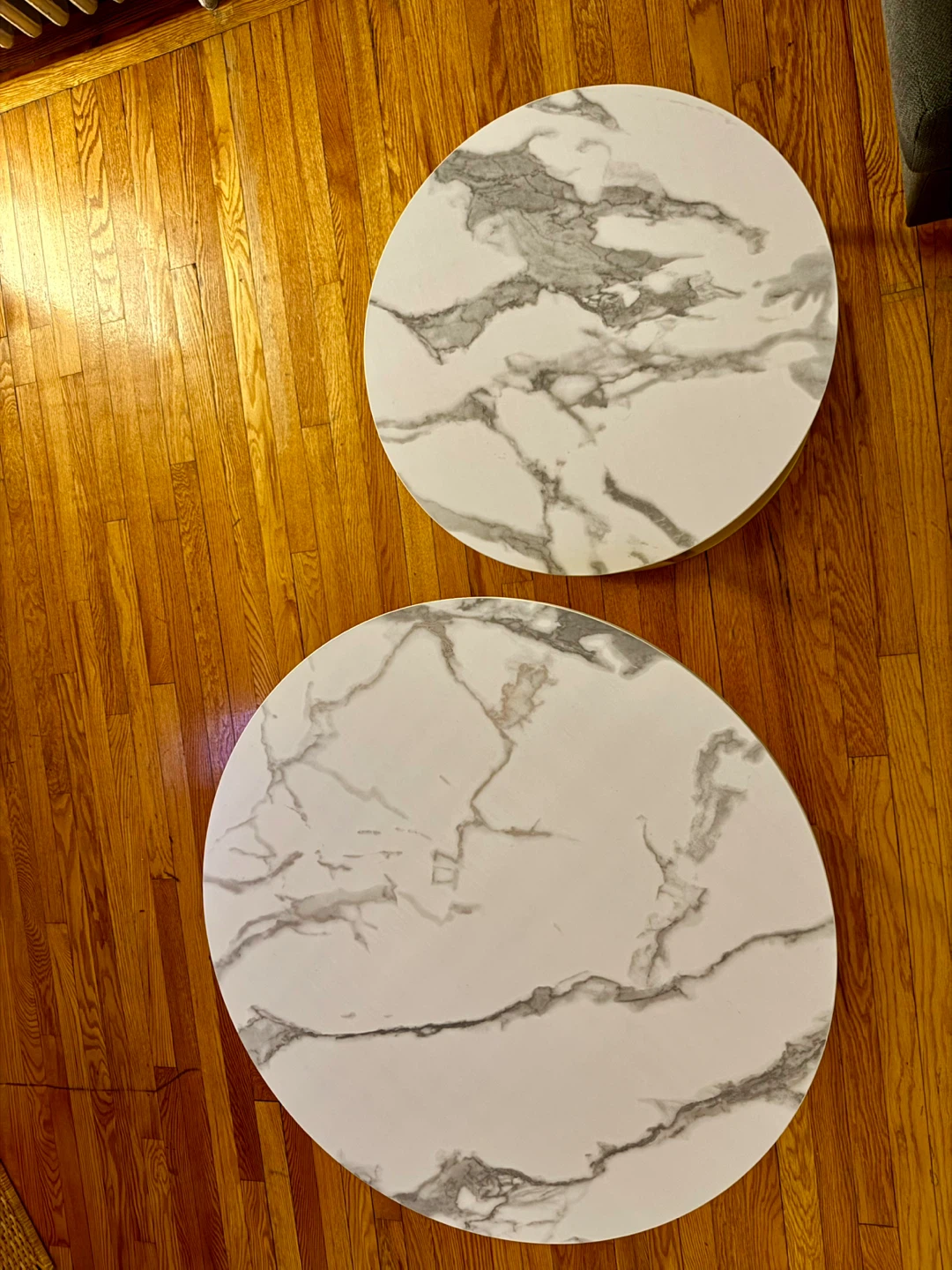 Nest of Tables - White Marble & Gold - photo 3