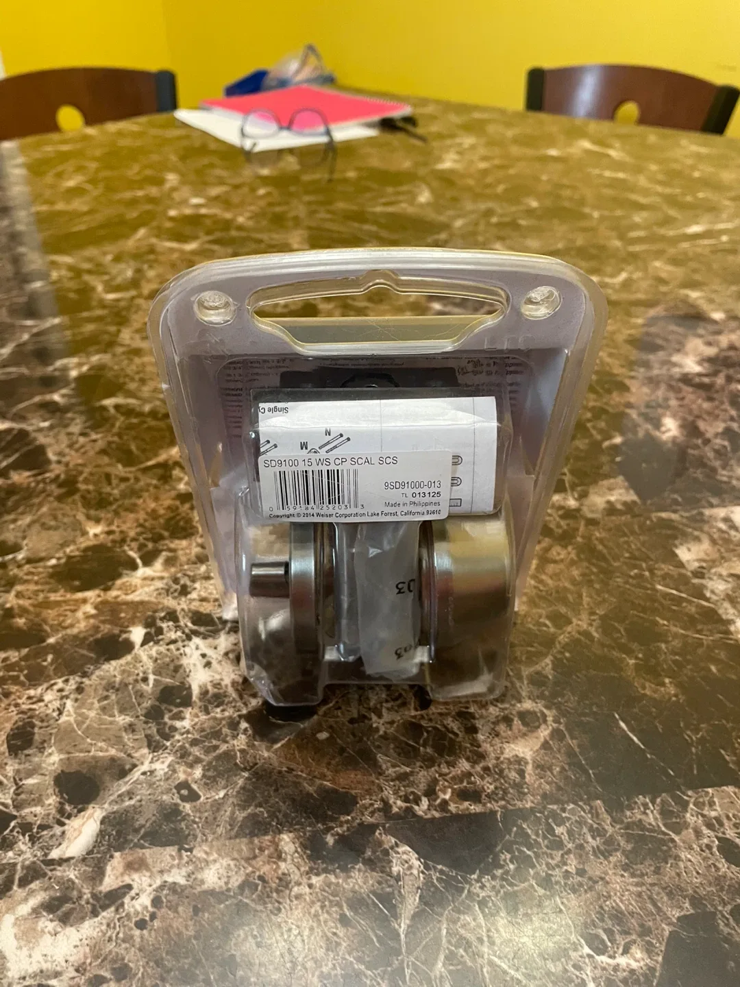 New Weiser Safe Lock Door Knob image indicator(2)