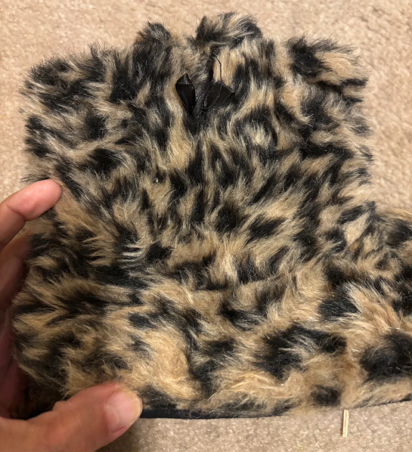 Leopard Print Slipper Boots (size 9/10) image indicator(6)