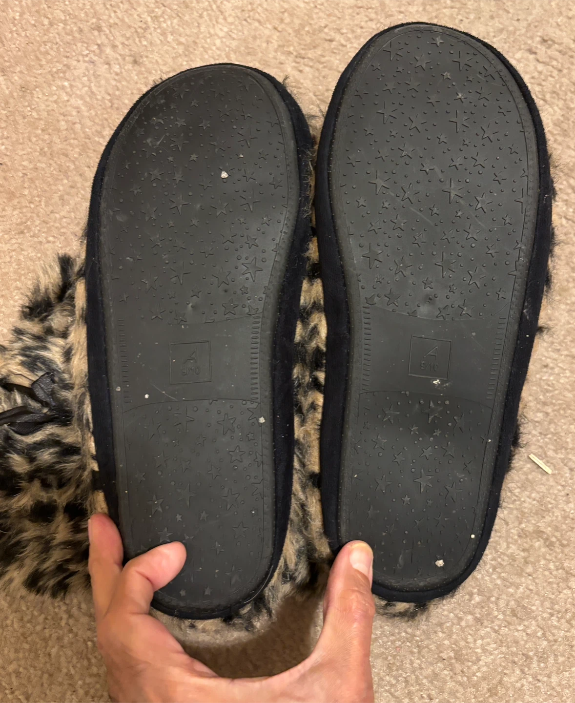 Leopard Print Slipper Boots (size 9/10) - photo 3