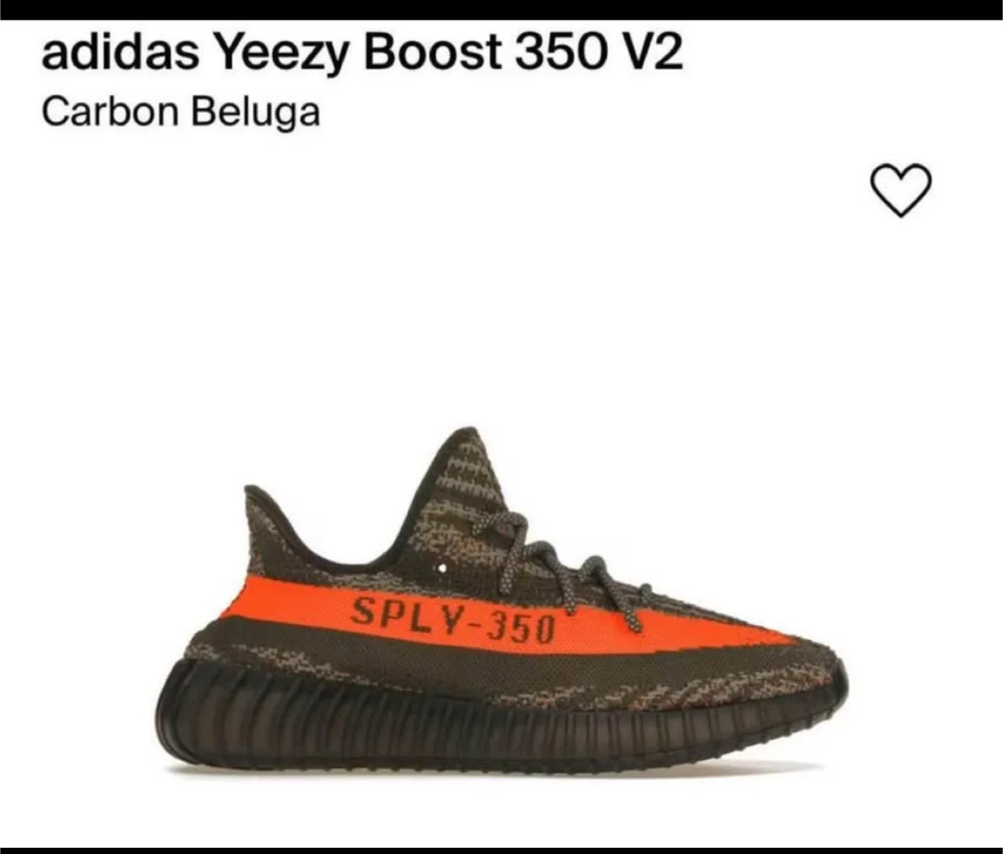 Adidas Yeezy Boost 350 V2 Carbon Beluga image indicator(2)