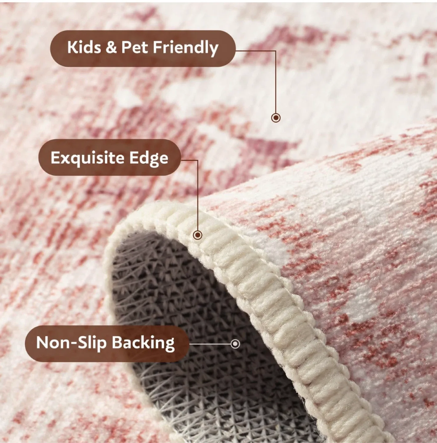 8x10ft Area Rug - Kids & Pet Friendly image indicator(5)