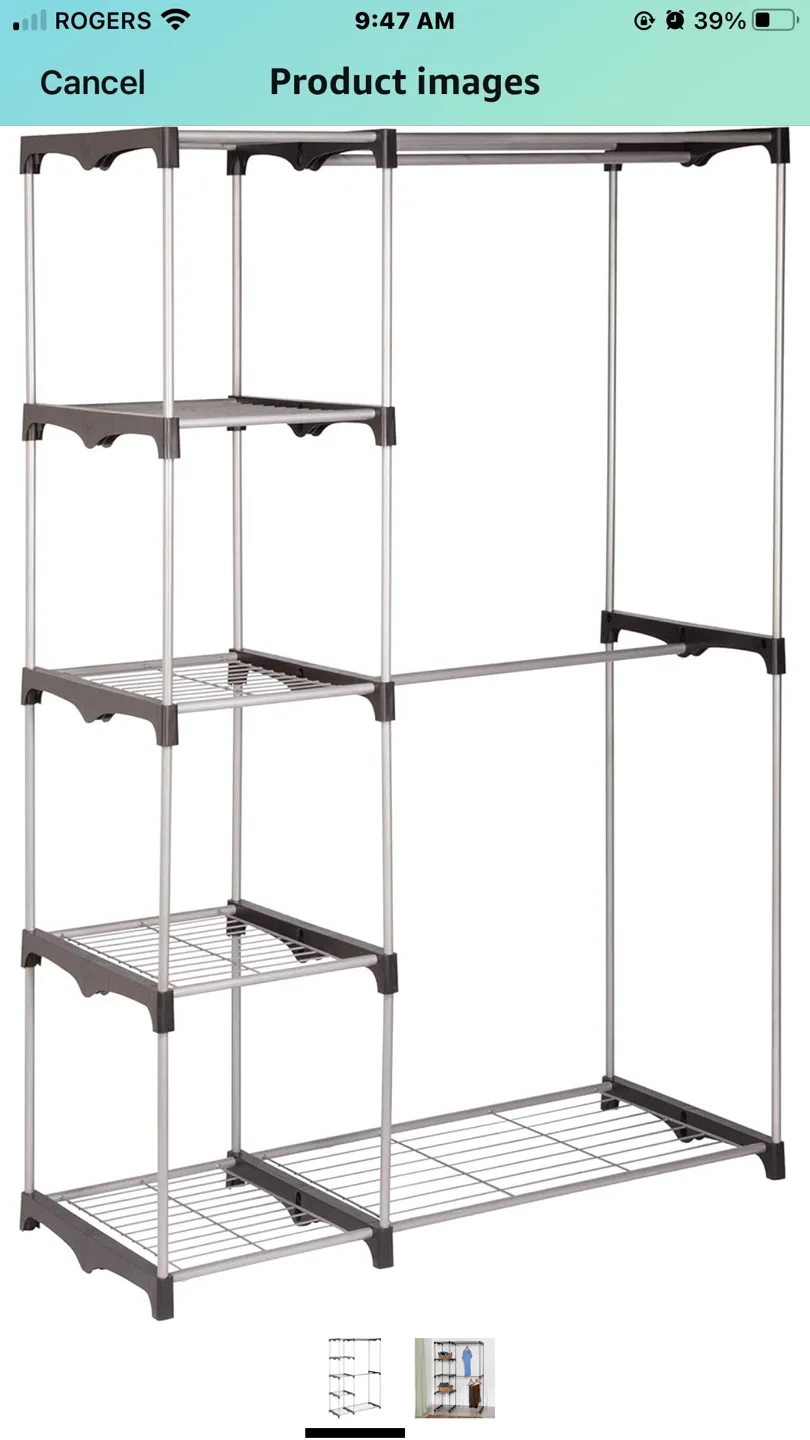 Clothing rack / closet organizer image indicator(4)