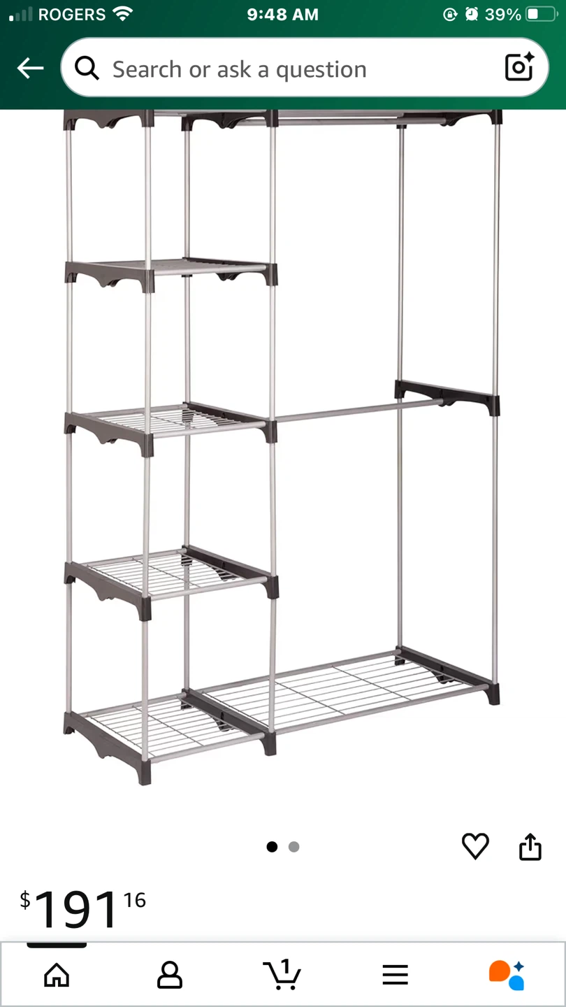 Clothing rack / closet organizer - photo 2