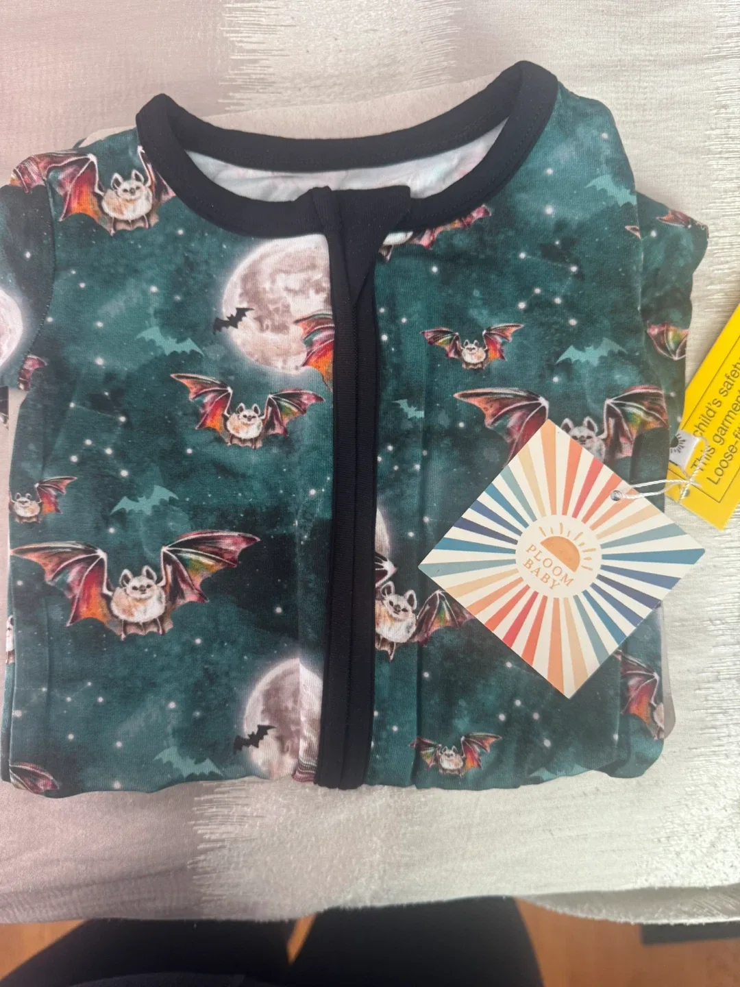 New Bamboo Bat Print Sleeper (12-18 mo) image indicator(2)