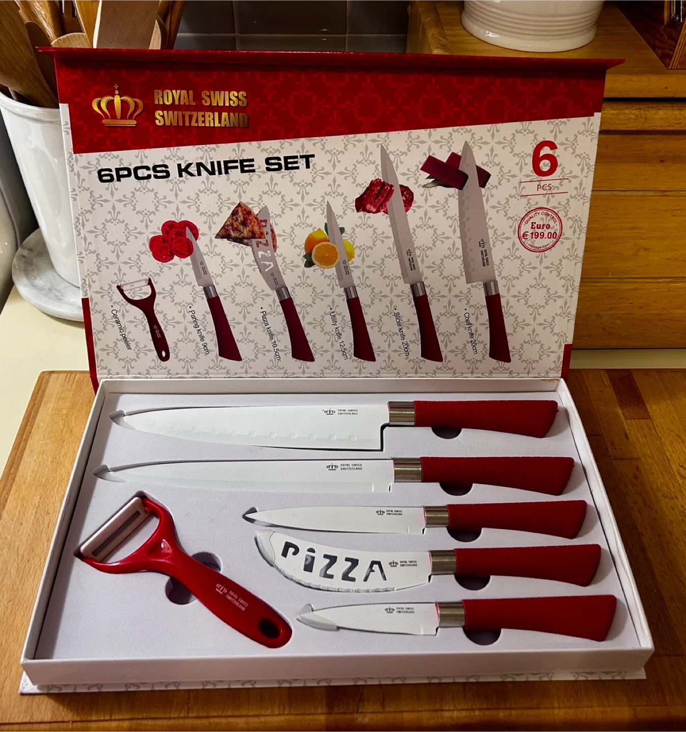 Royal Swiss Switzerland 6-Piece Knife Set image indicator(2)