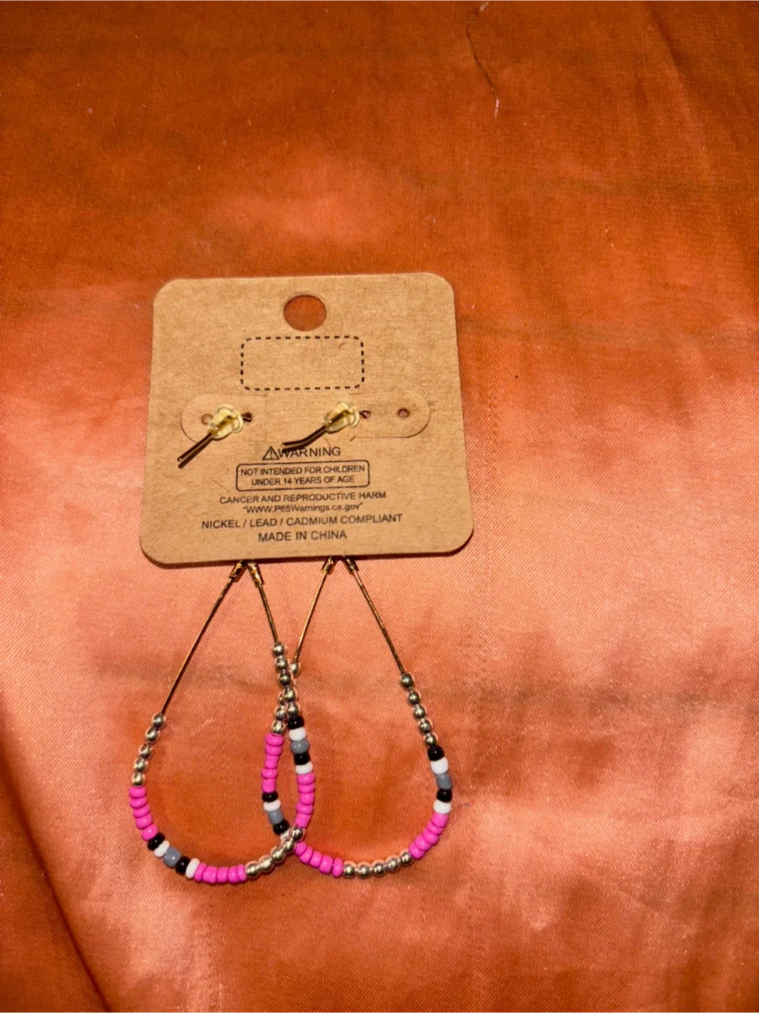 Vivian Teardrop Beaded Earrings - New image indicator(2)