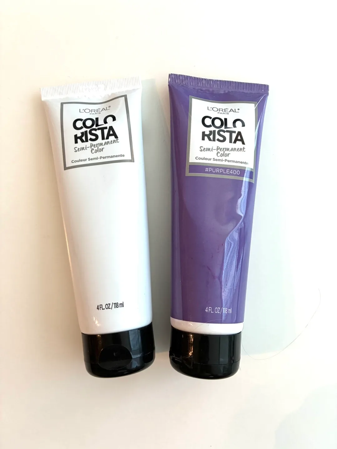 Colorista hair dye and brushes thumbnail