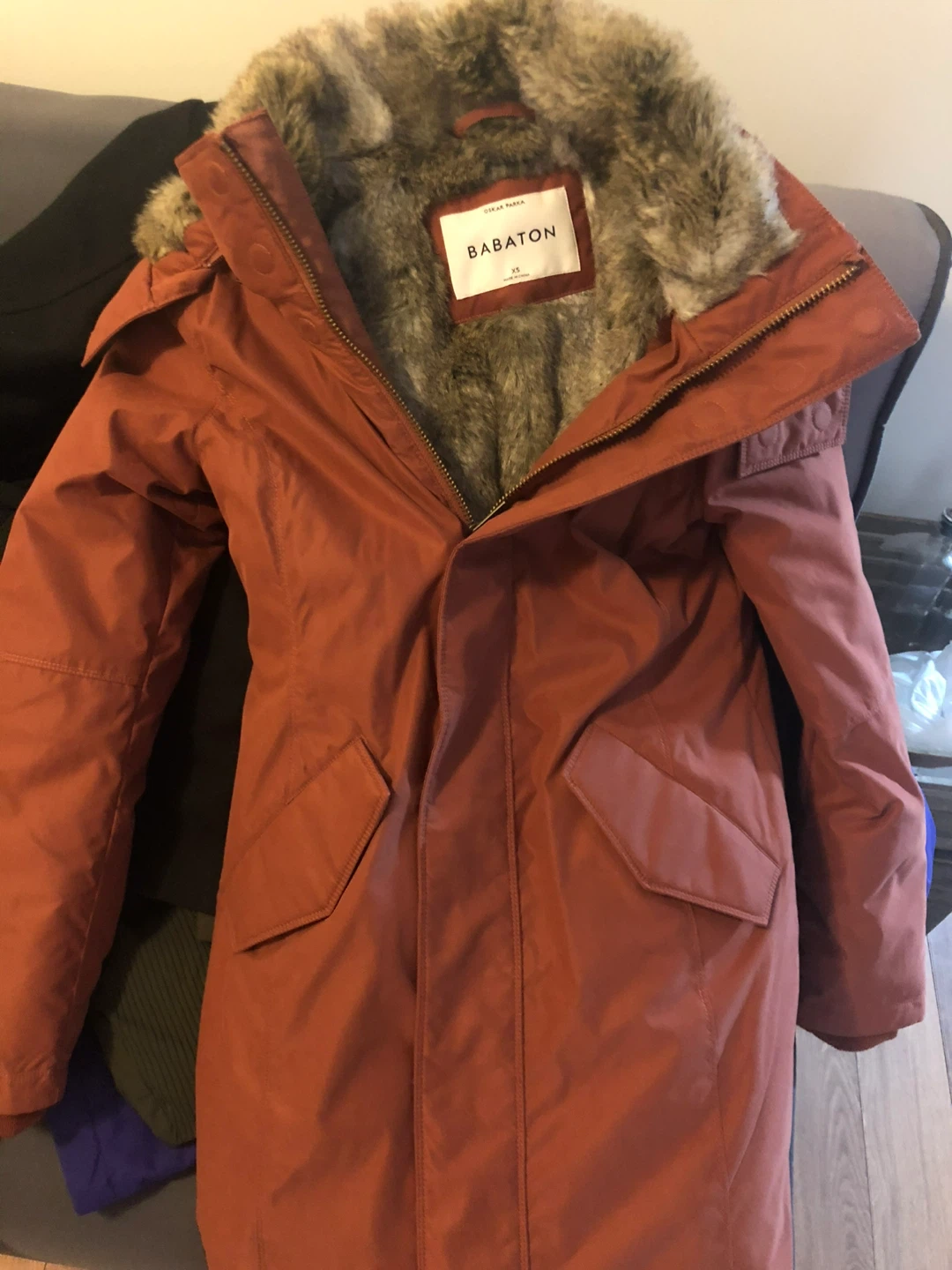 Babaton Oskar Parka - Size XS