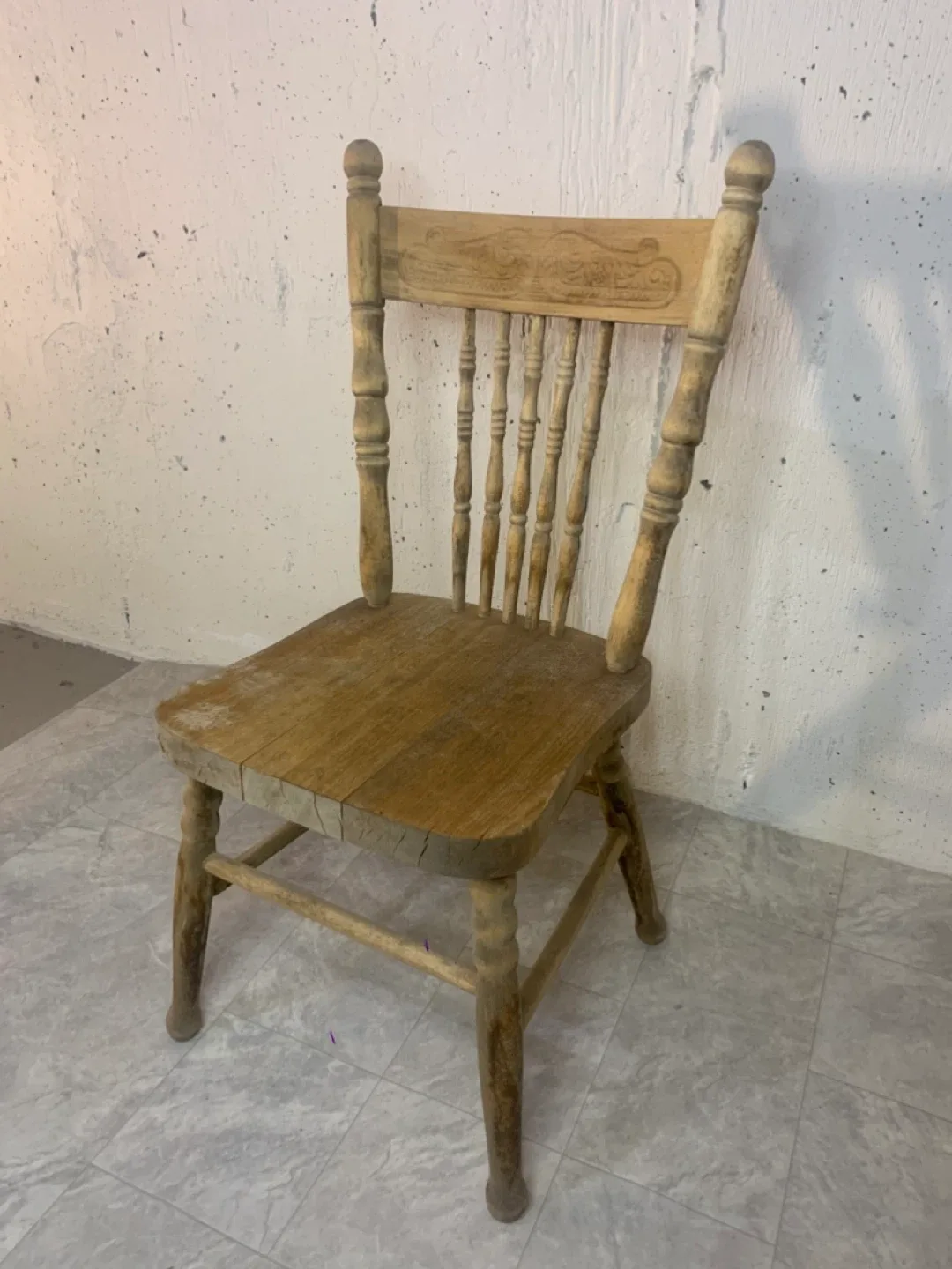 Small Vintage Wooden Chair - kids furniture