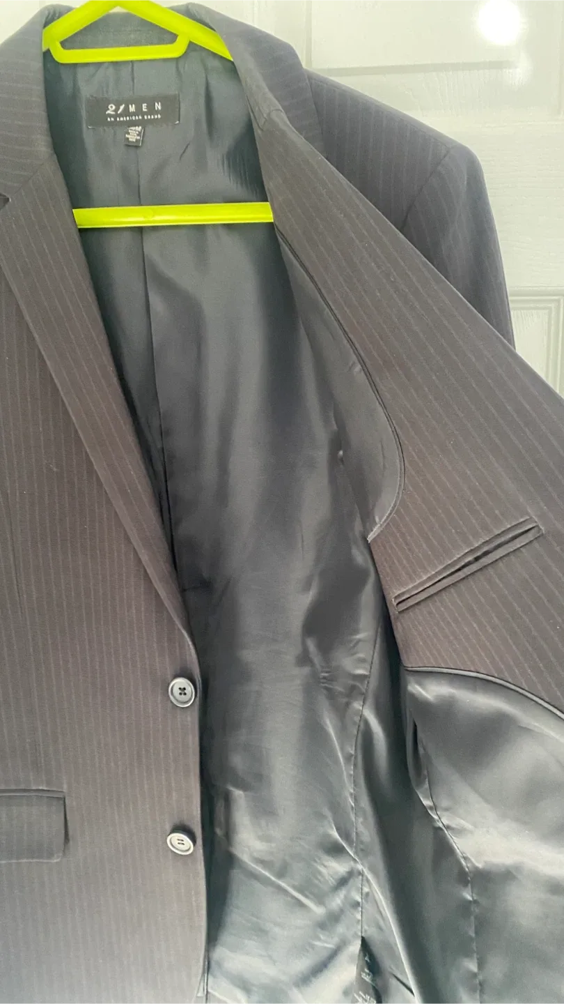 Men’s Blazer- Blue striped image indicator(2)