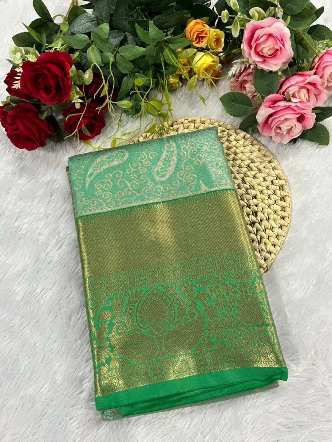 Beautiful Silk Sarees - Assorted Colours image indicator(3)