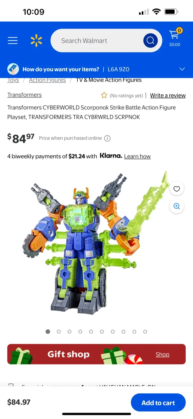 Transformers Cyberworld Scorponok Strike Battle Action Figure image indicator(5)