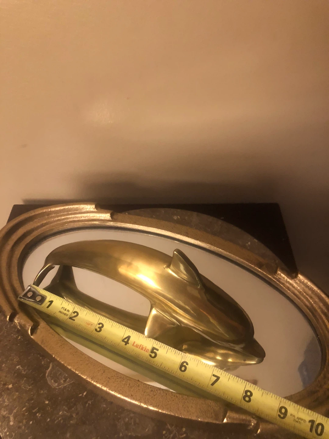 Vintage brass dolphin figurine/firm price - photo 5