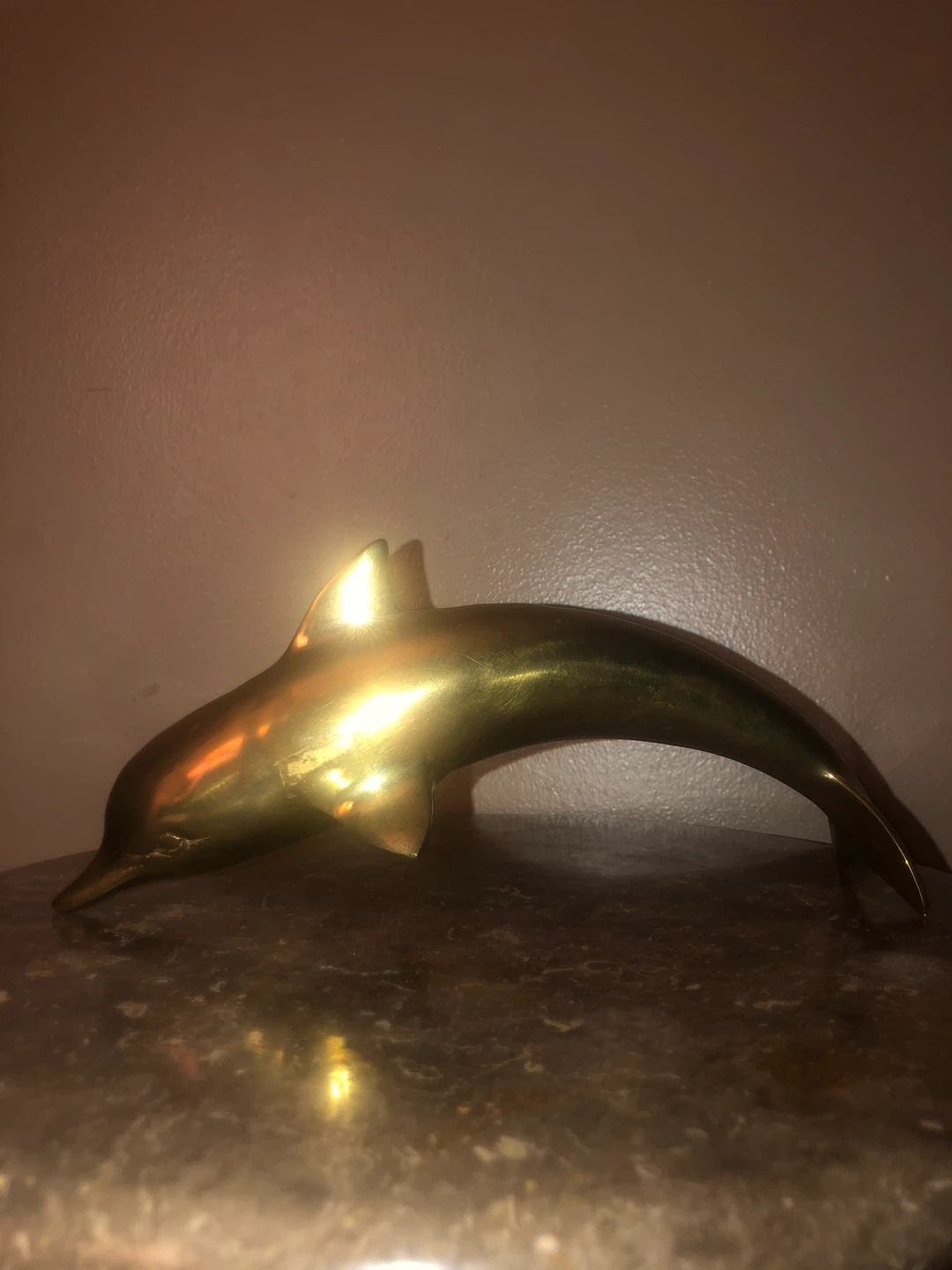 Vintage brass dolphin figurine/firm price - photo 3