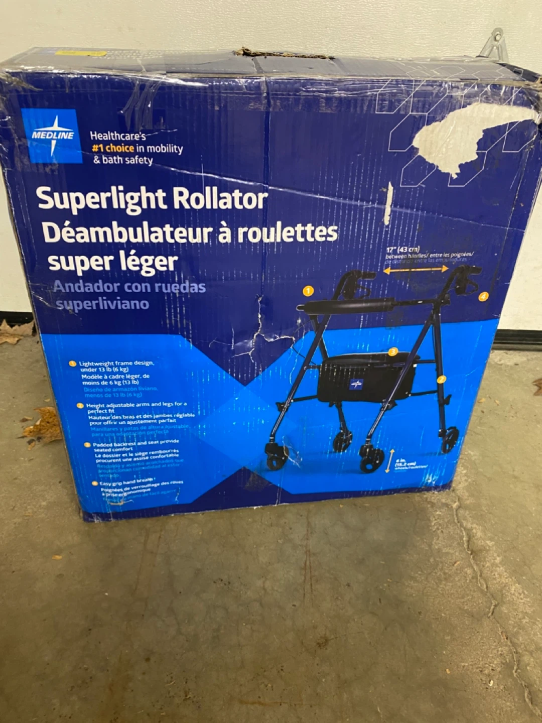 Medline Superlight Rollator Walker - photo 2