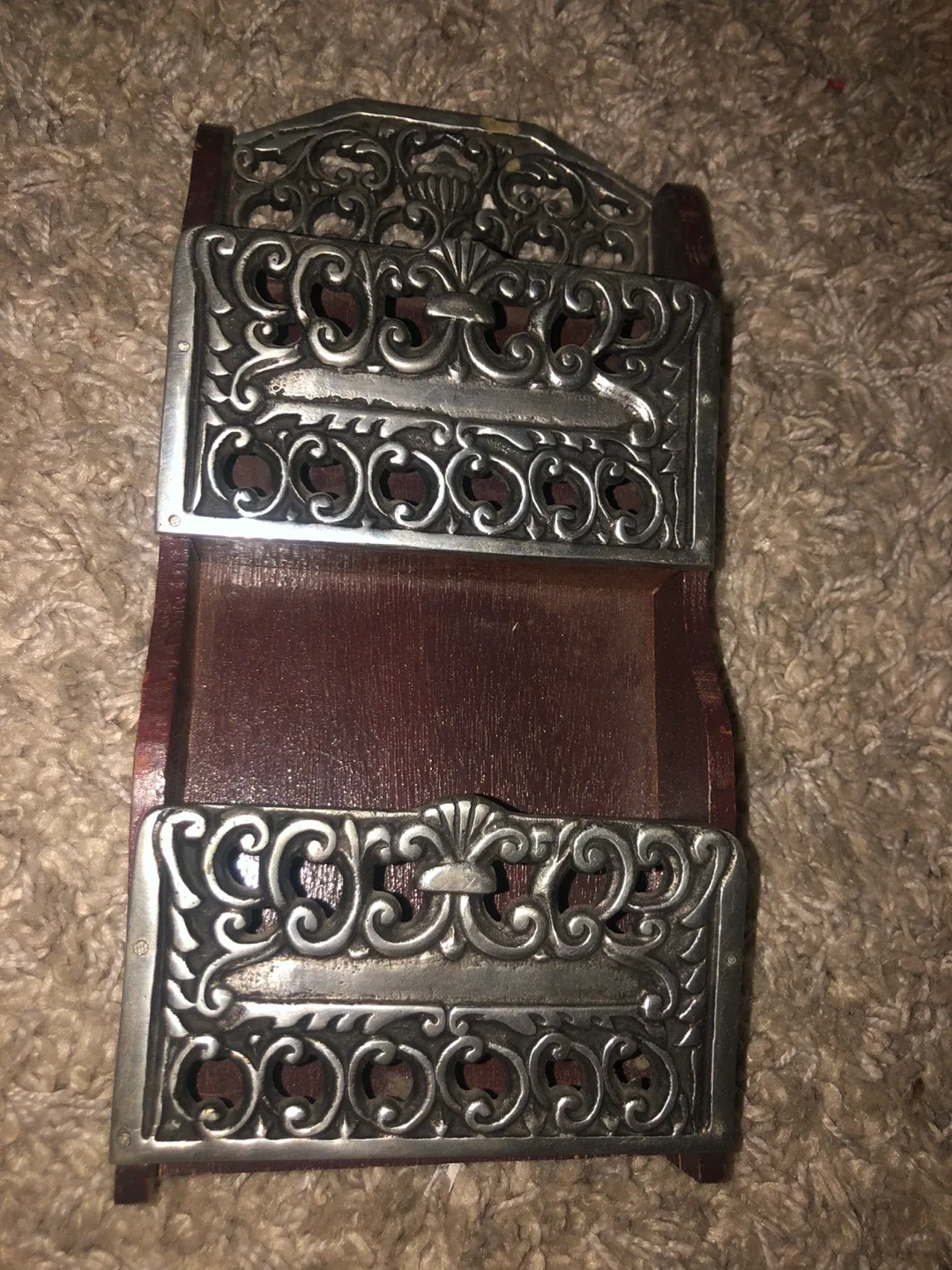 Vintage Style Wooden Letter Holder