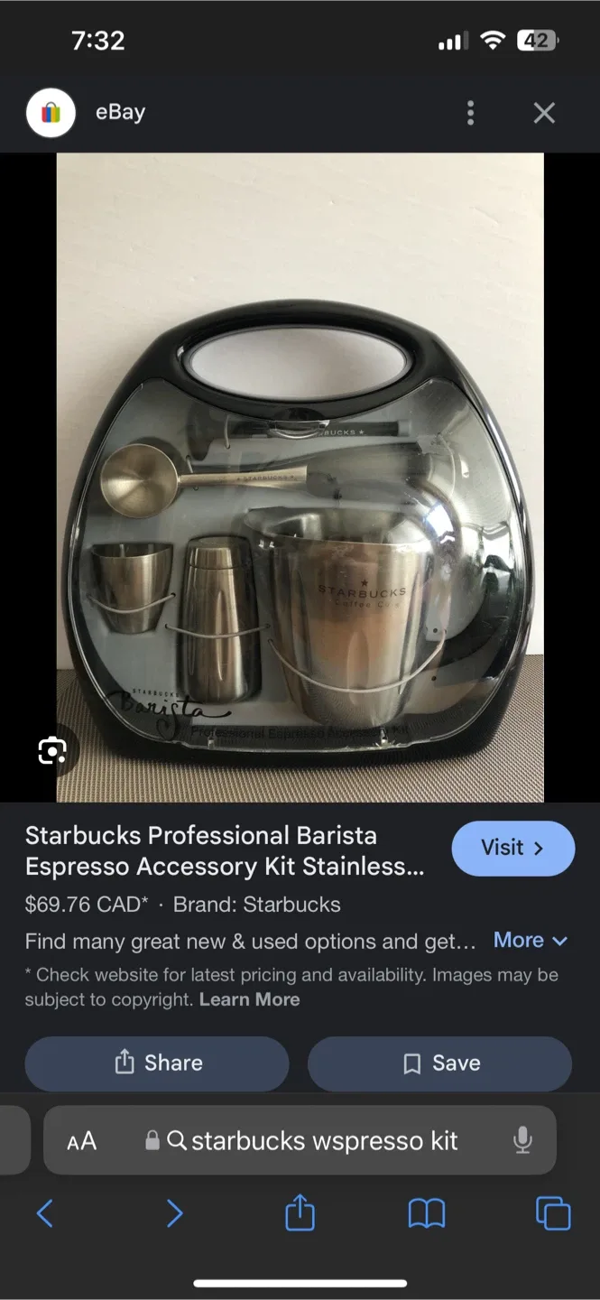 Starbucks Professional Barista Espresso Accessory Kit image indicator(4)