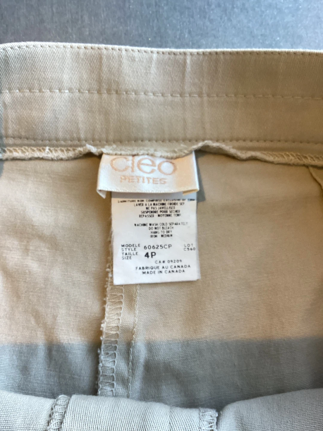 CLEO BEIGE SHORTS - photo 3