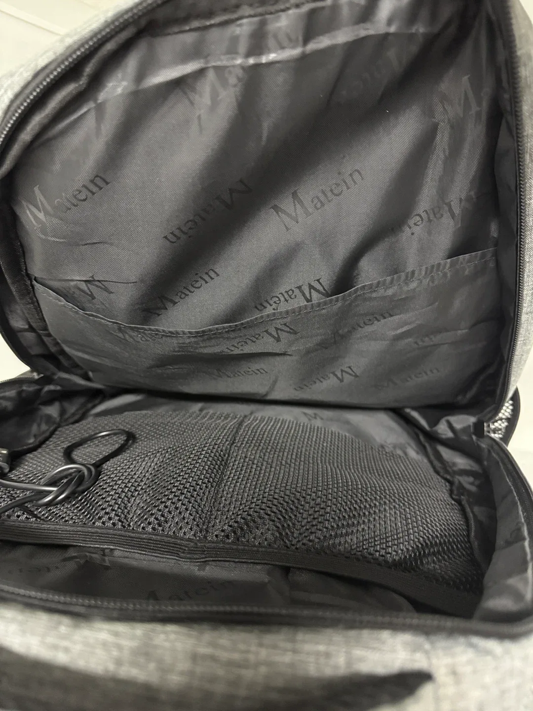 Matein Grey Backpack image indicator(4)